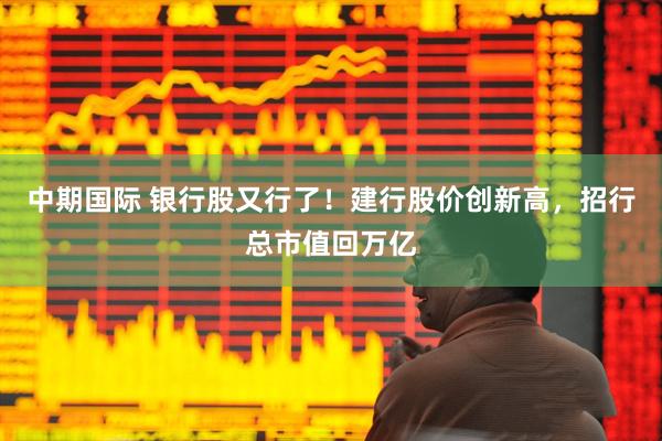 中期国际 银行股又行了！建行股价创新高，招行总市值回万亿