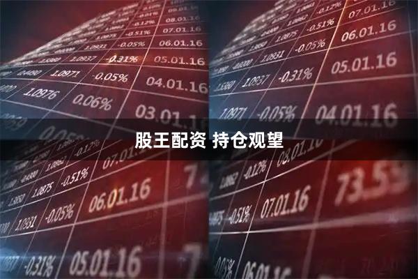 股王配资 持仓观望