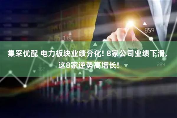 集采优配 电力板块业绩分化! 8家公司业绩下滑, 这8家逆势高增长!