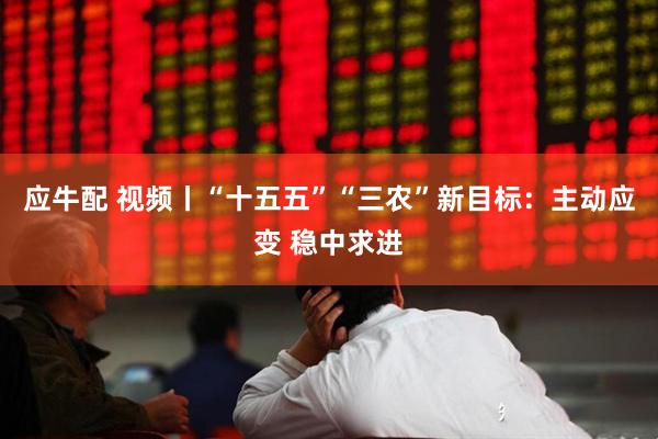 应牛配 视频丨“十五五”“三农”新目标：主动应变 稳中求进