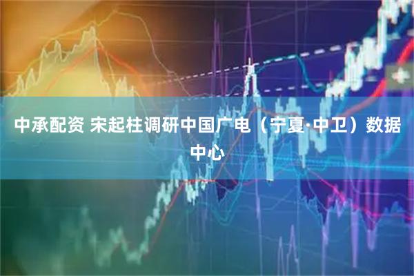 中承配资 宋起柱调研中国广电（宁夏·中卫）数据中心