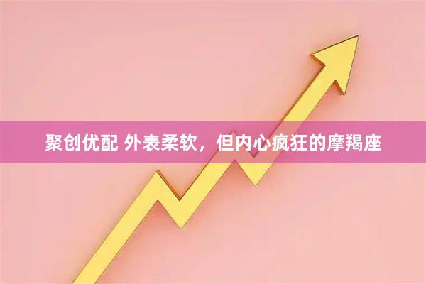 聚创优配 外表柔软，但内心疯狂的摩羯座